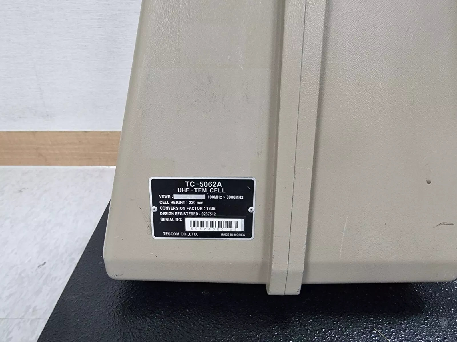 Tescom TC-5062A UHF-TEM CELL (0109) for Electrosmog Testing