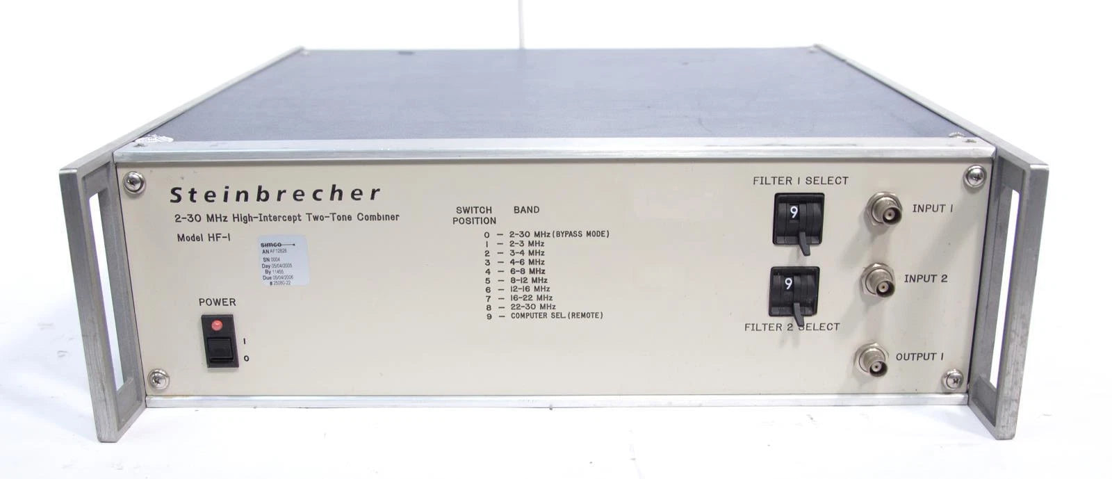 Steinbrecher HF-1 2-30 MHz High-Intercept Two-Tone Combiner