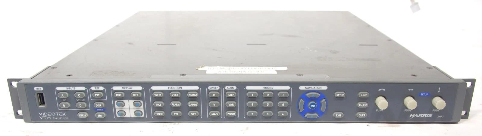 Harris Videotek VTM4100 Multiformat Waveform / Vector Monitor OPT 3