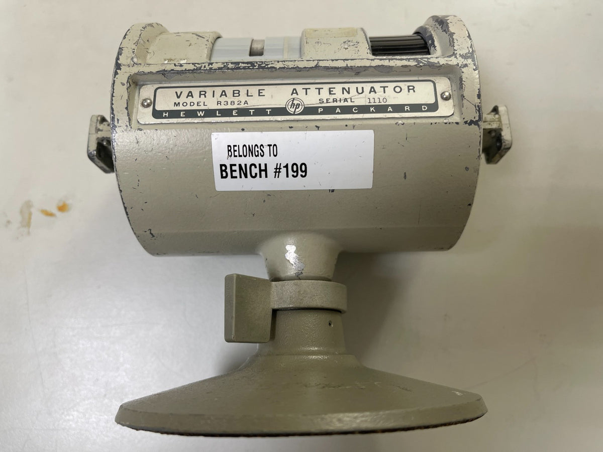 HP Agilent R382A Waveguide Variable Attenuator, 26.5 to 40 GHz, 0 to 50 dB - XG eqpt