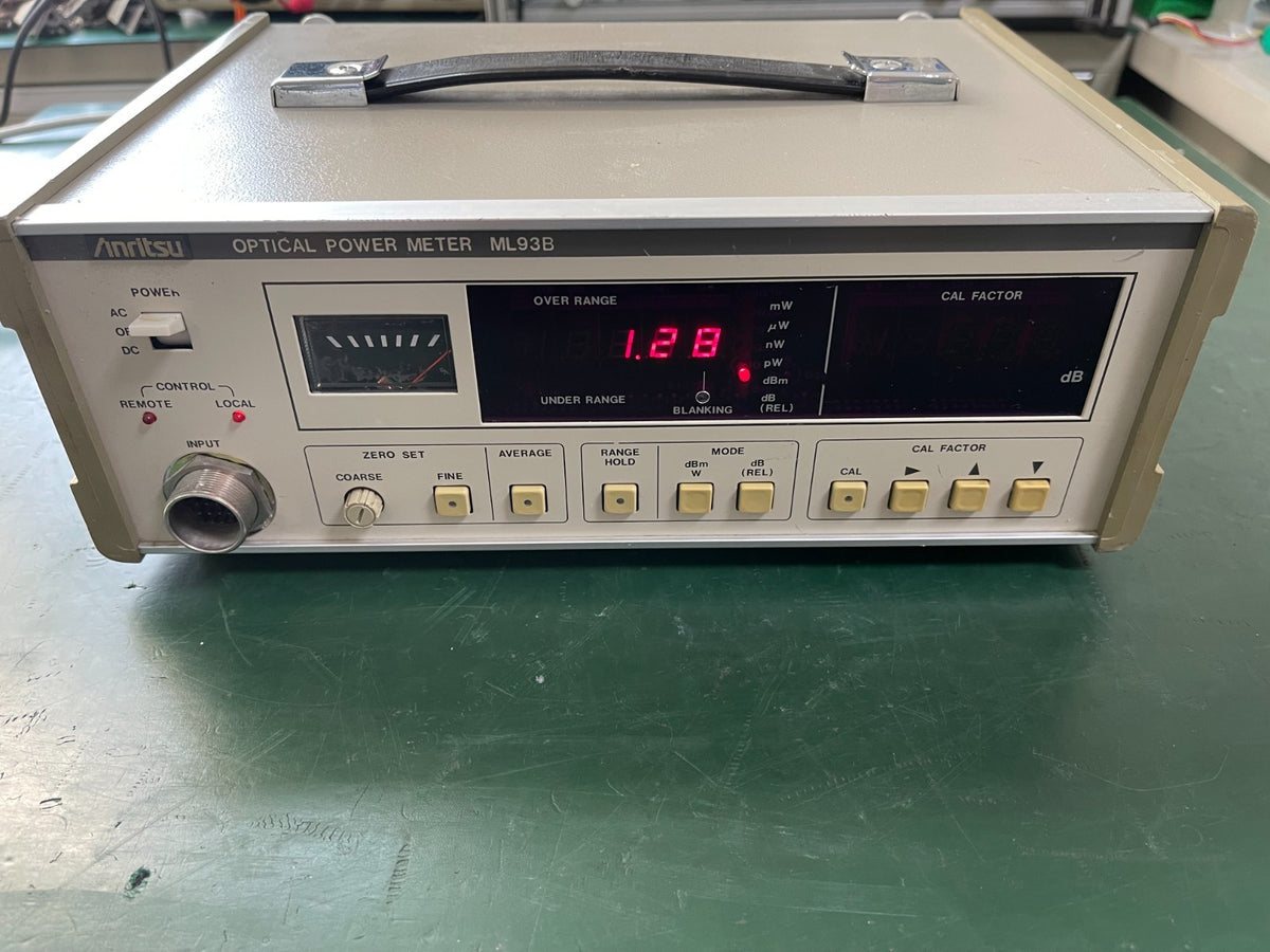 Anritsu ML93B Optical Power Meter _ M77627 - XG eqpt