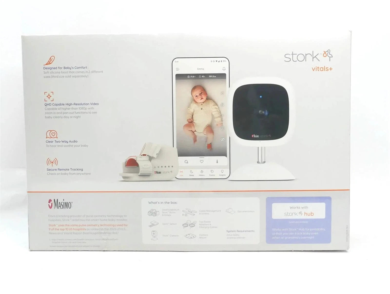 Masimo Smart Home Baby Monitoring System STRKPLS100W - Free Shipping