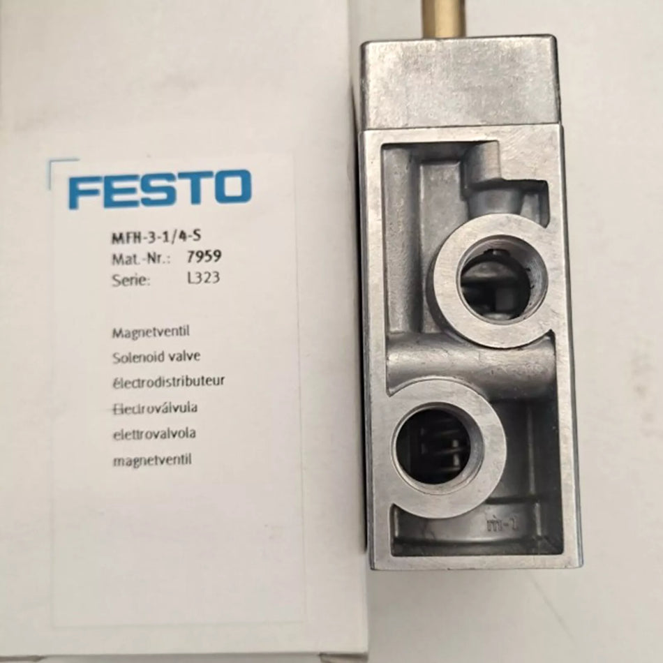 Festo MFH-3-1/4-S 7959 Solenoid Valve for Industrial Use