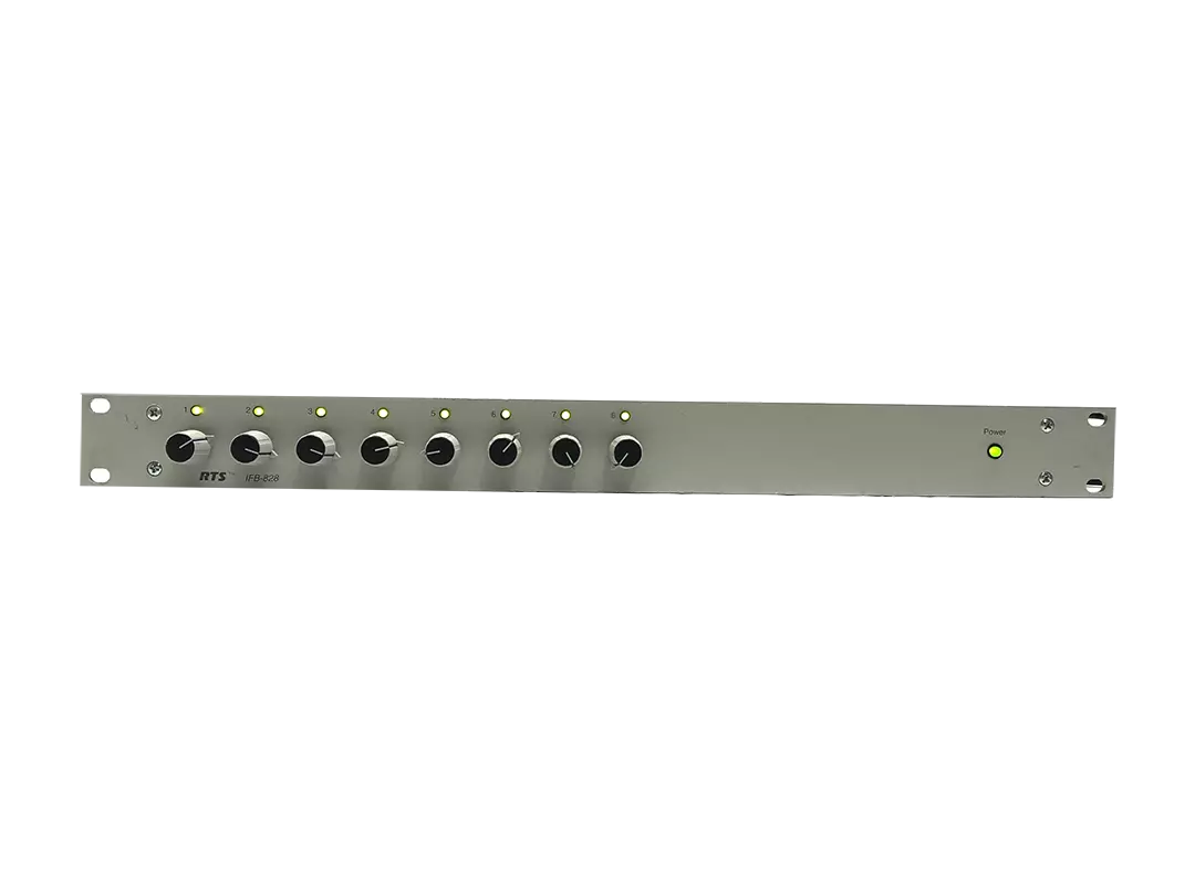 RTS IFB-828 8-Channel IFB Panel with Volume Controls