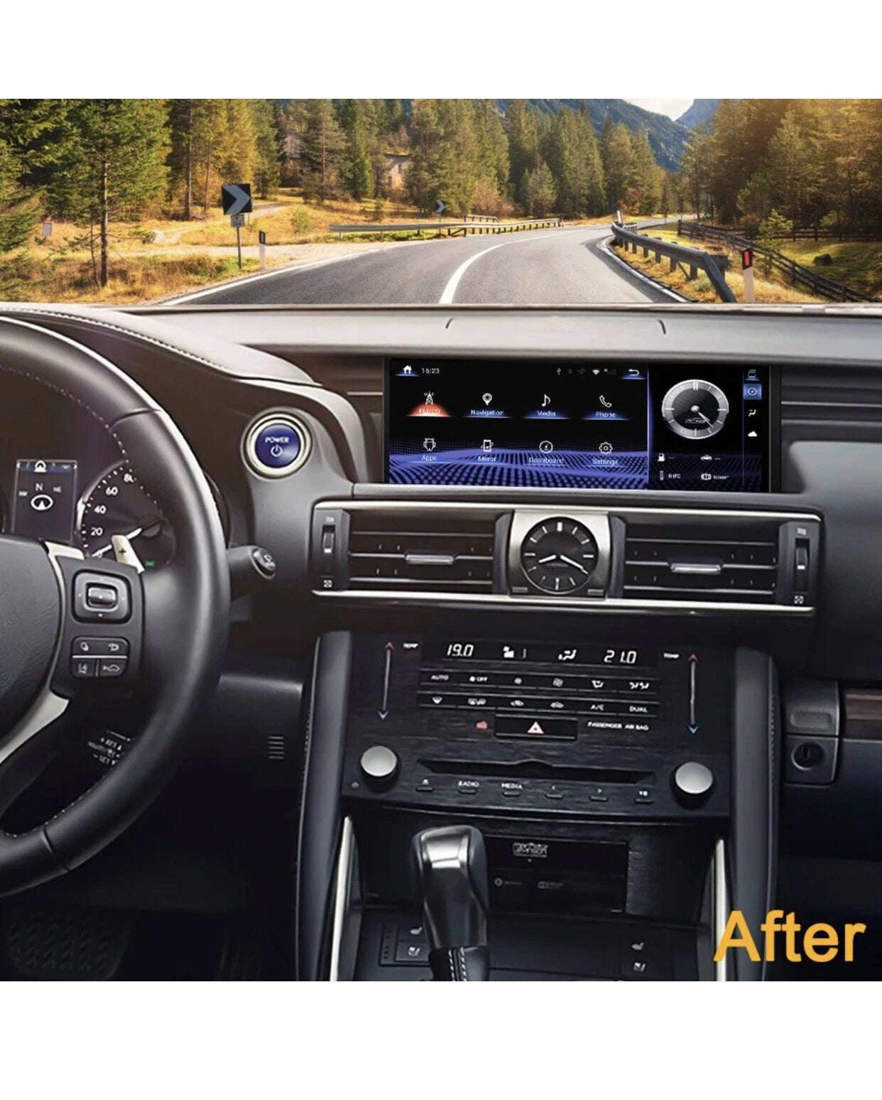 128G Car Radio For Lexus IS 2013-2017 Android 13 Stereo Navi Media Carplay BT
