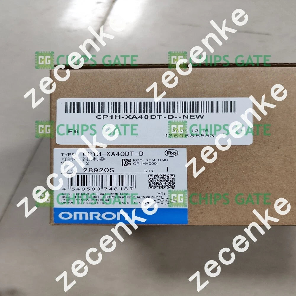 Omron CP1H-XA40DT-D Programmable Logic Controller in Sealed Packaging