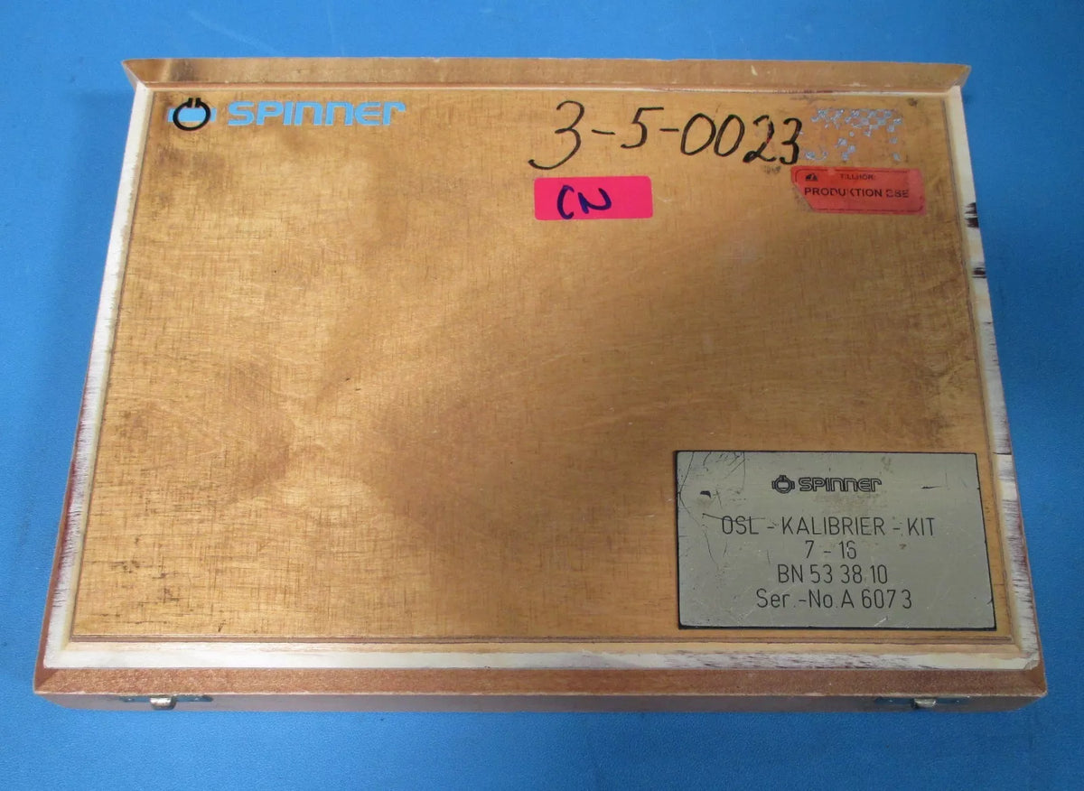 Spinner OSL Kalibrier Kit 7-16 BN 533810 with 533733, 806404/05, 533732, 806504/05
