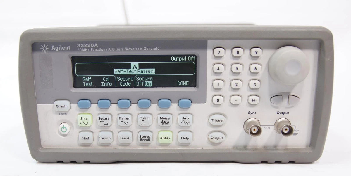 Agilent / Keysight 33220A 20 MHz Function / Arbitrary Waveform Generator