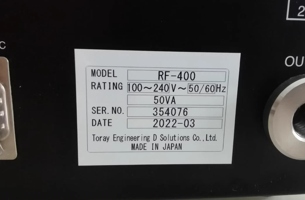 1PCS TORAY Oxygen Analyzer RF-400