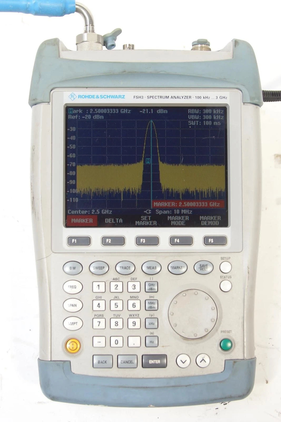 Rohde and Schwarz FSH 3 100kHz - 3GHz Spectrum Analyzer