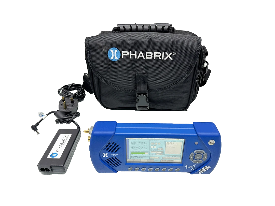 Phabrix Sx TAG Portable Hybrid IP SDI + Analog Generation Analysis