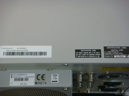 ANRITSU MP1595A /02/03 40Gbps SDH/SONET Analyzer