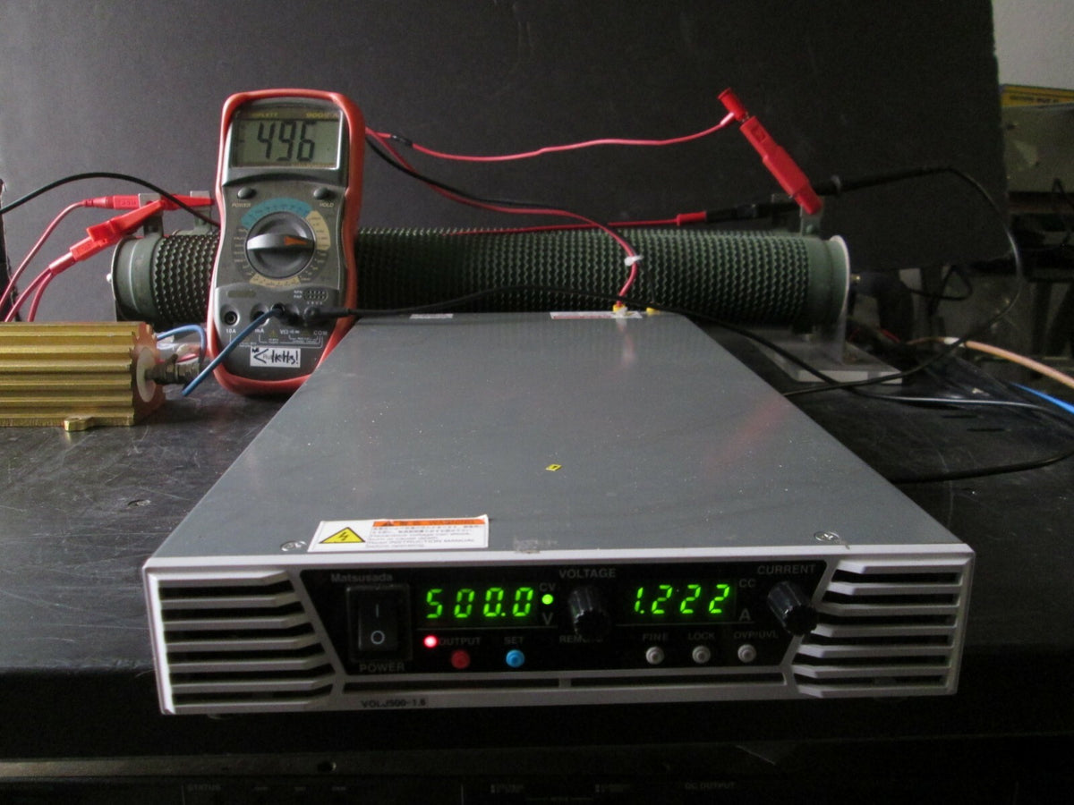 500V Adjustable Lab Power Supply by Matsusada