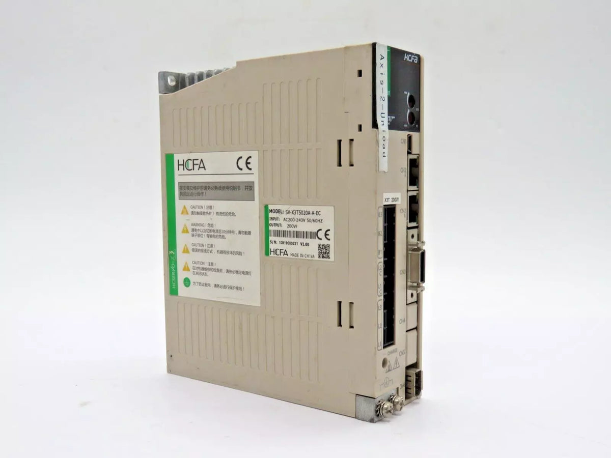 HCFA SV-X3T5020A-A-EC Servo Drive DC280-325V (AC200-230V) 200W