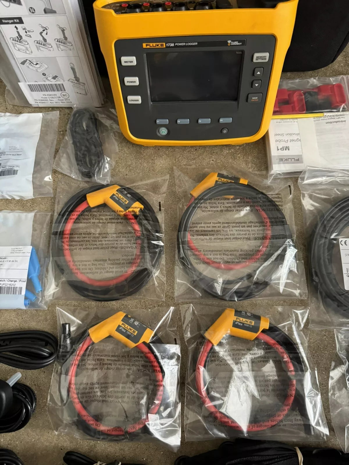 Fluke 1738/EUS/WWG Power Logger Kit 3 Phase with Bag