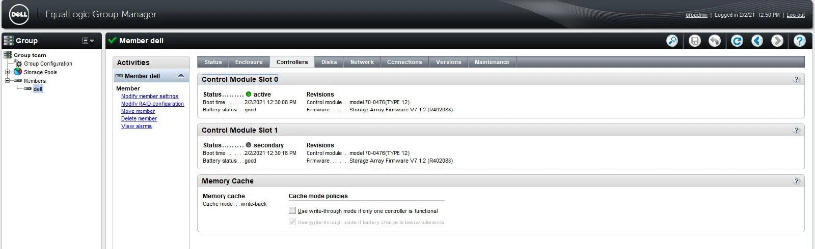 Dell Equallogic PS4100 ISCSI SAN Storage 12x 2TB 7.2K SAS 3.5" Hard Drives