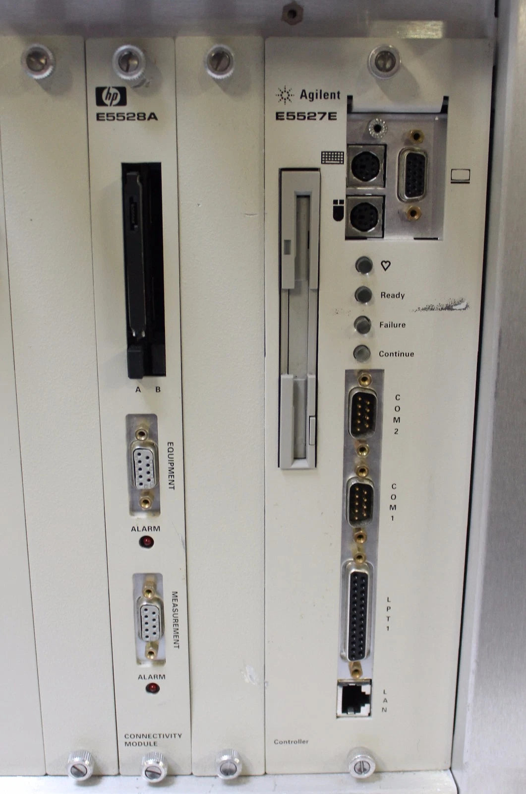 HP Agilent E5526A Remote Fiber Testing System w/ E5552B E5555A E5528A E5527E