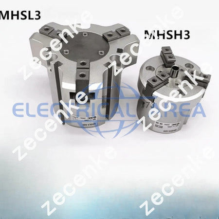 SMC New MHSL3-25D Extended Three Claw Finger Gripper Cylinder