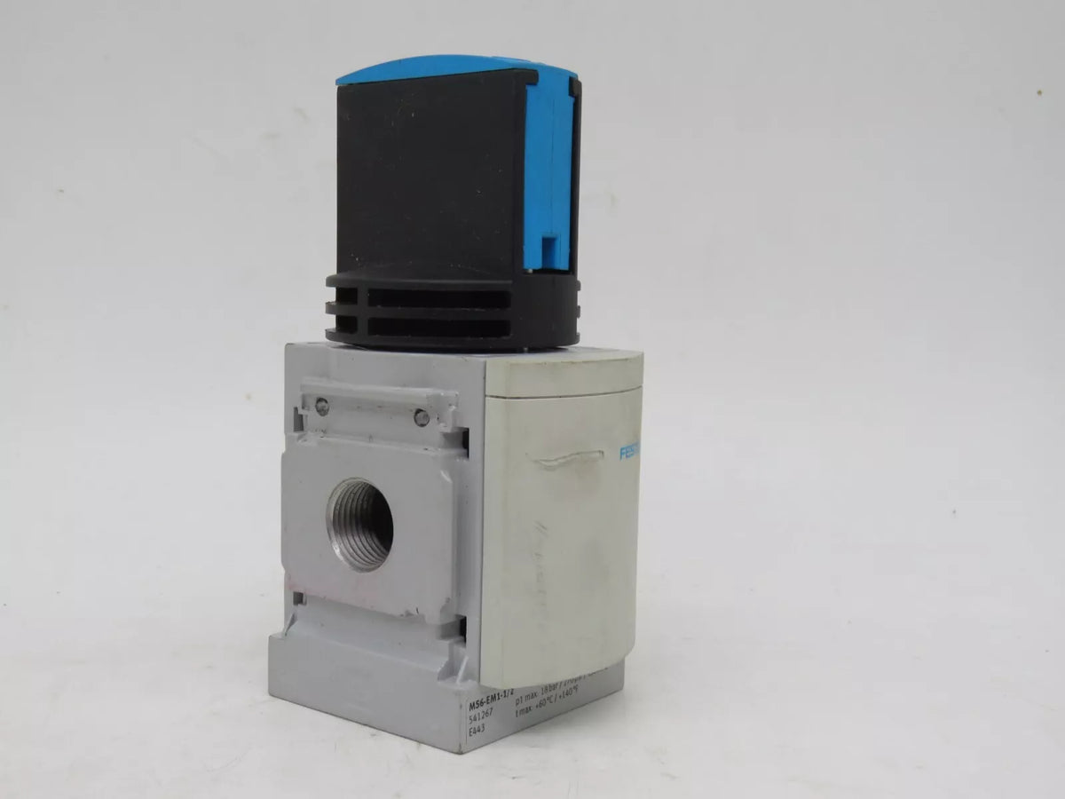 Festo MS6-EM1-1/2 Pneumatic On/Off Valve for MS6 Series Exhaust
