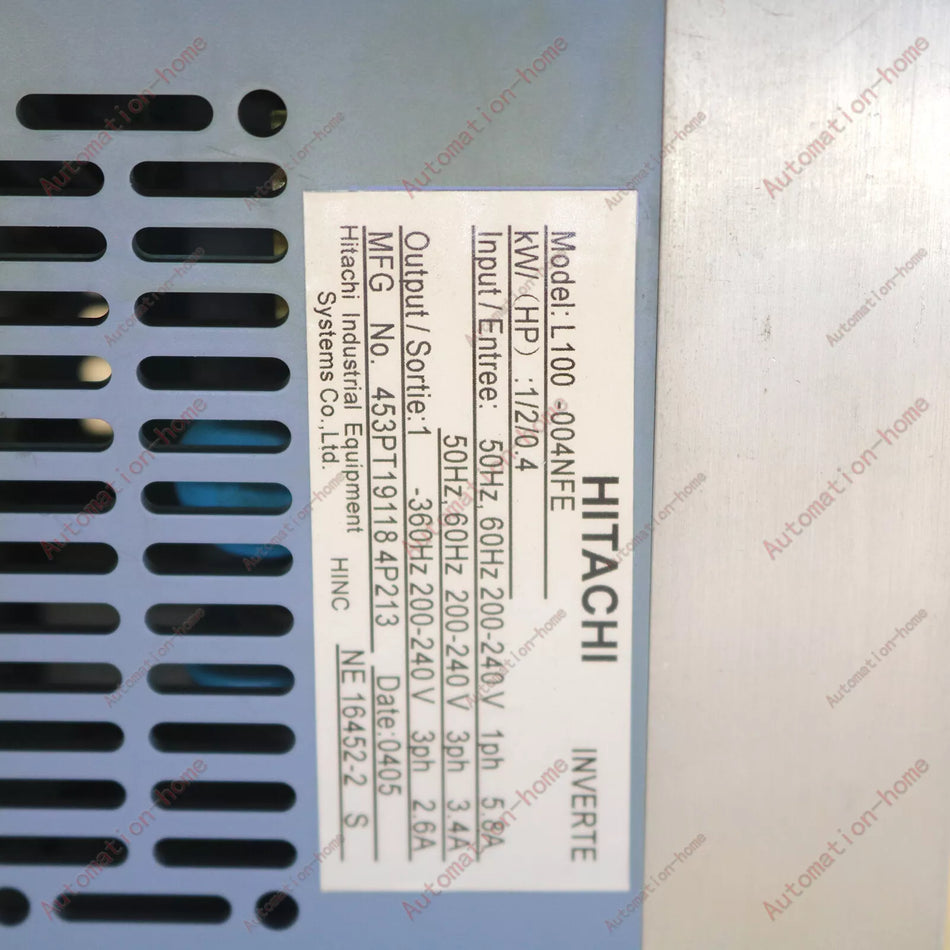 one brand used Hitachi inverter L100-004NFE Fast Delivery