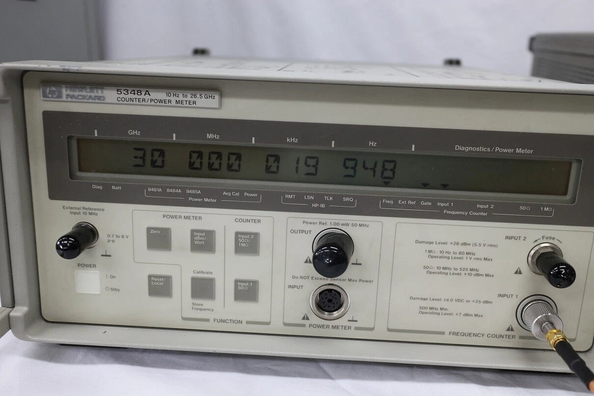 HP 5348A/011 26.5GHz Frequency Counter Power Meter