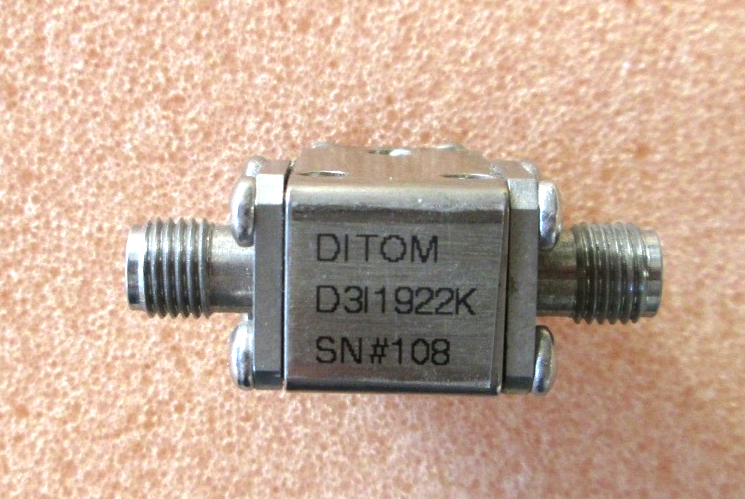 RF Signal Isolator 19.00 GHz–22.00 GHz by Ditom Microwave