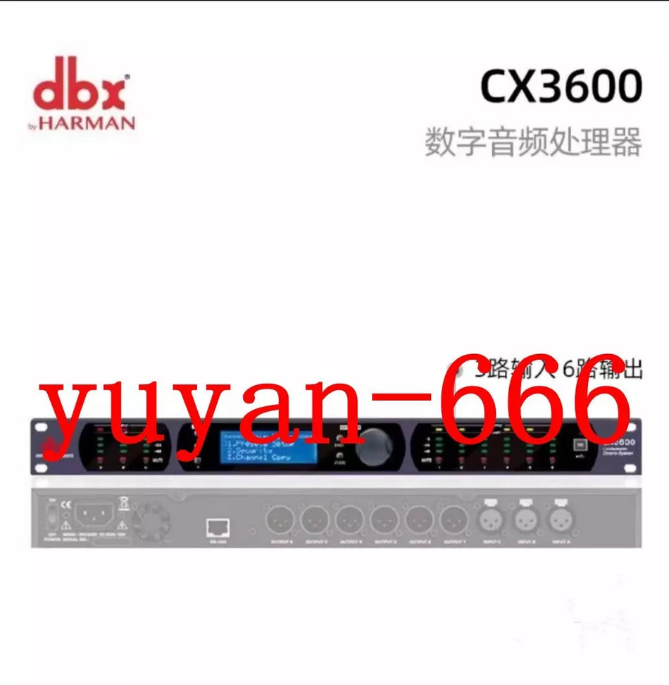 1PCS NEW DBX 3600 CX3600 Digital Audio Process