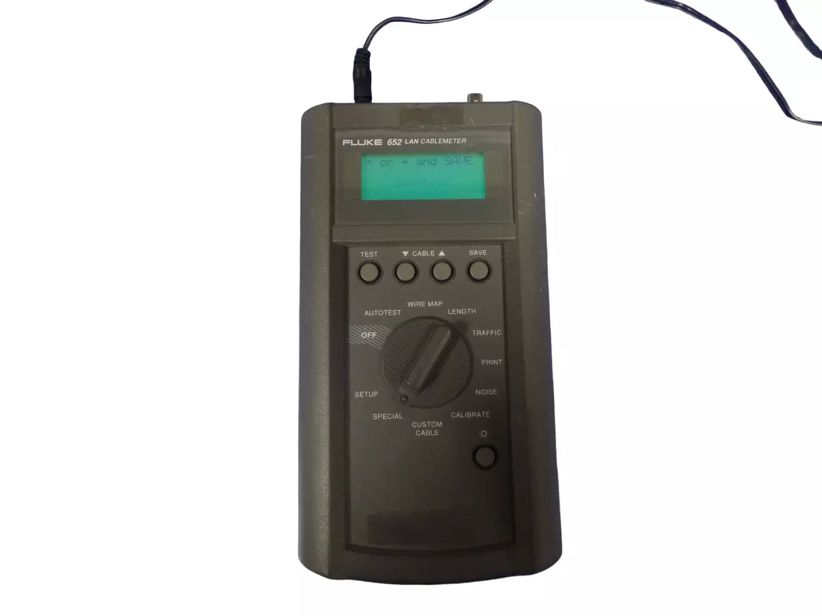 Fluke 652 LAN Cable Meter for Accurate Network Cable Testing