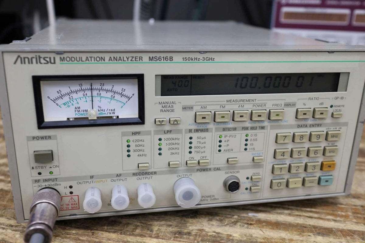 ANRITSU MT2605B1 02/03/04 100KHz-2GHz Radio Communication Tester