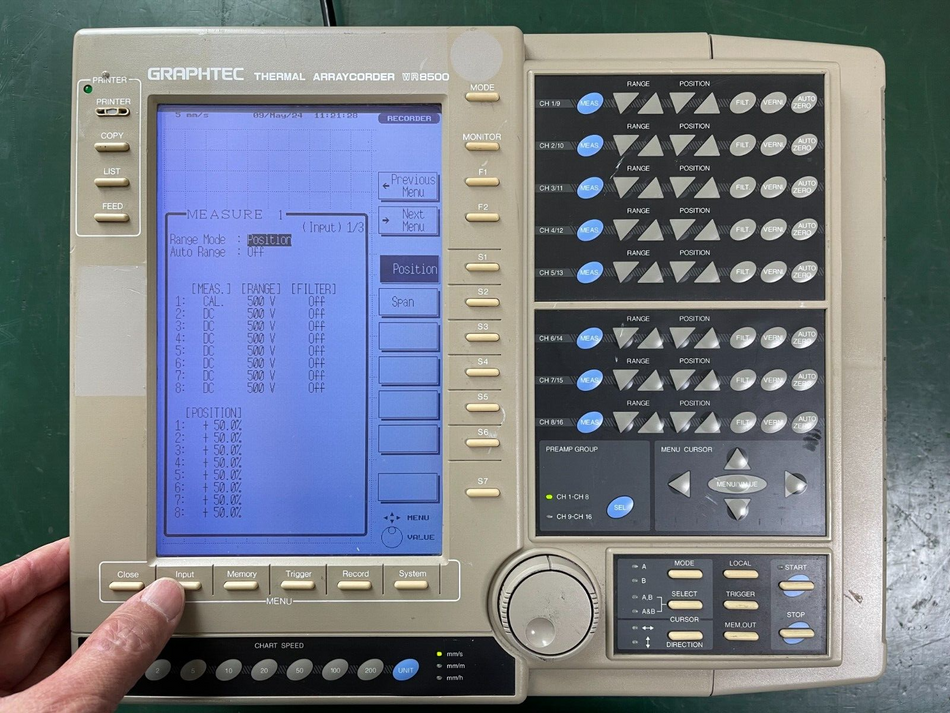 Graphtec WR8500 Thermal Arraycorder