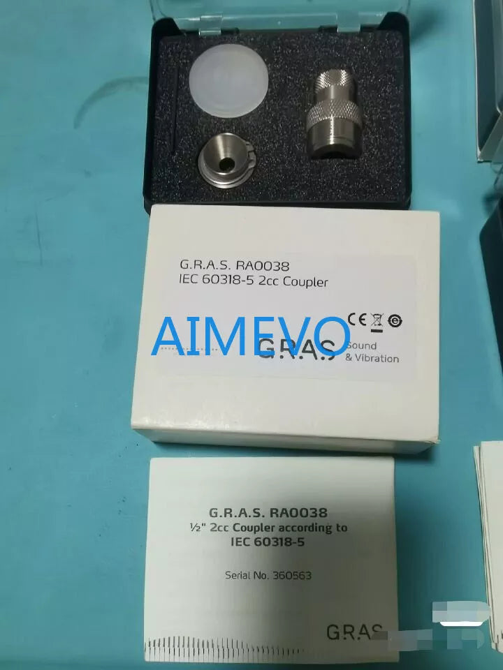 GRAS TYPE RA0038 IEC 60138-5 2CC COUPLER SOUND Vibration