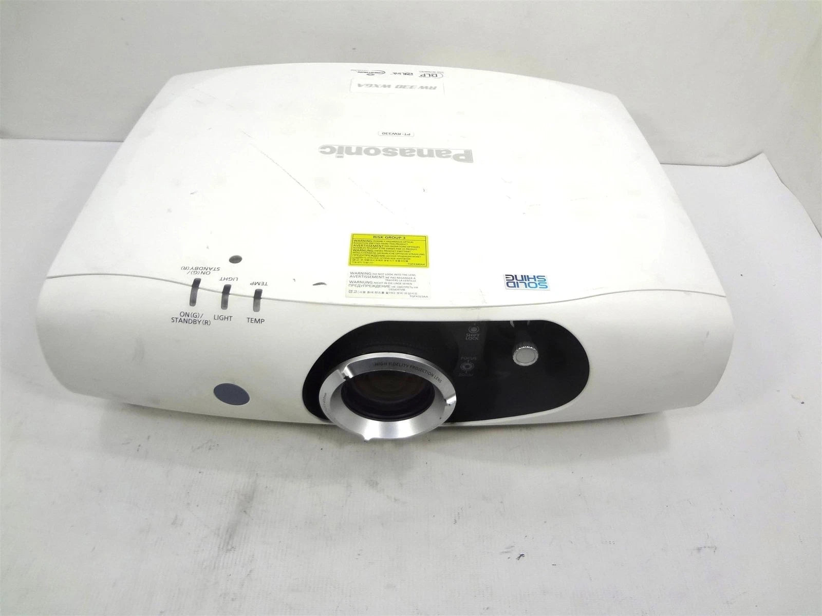 Panasonic PT-RW330 DLP Projector - Lamp Runtime: 13970 Hrs