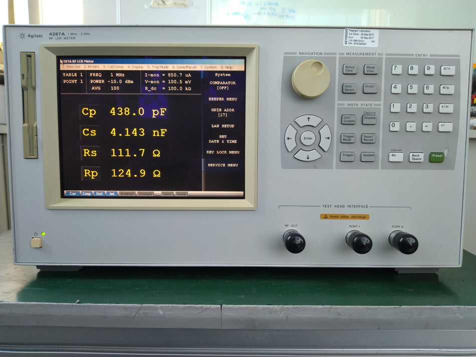 Agilent 4287A RF LCR Meter 1 MHz - 3 GHz