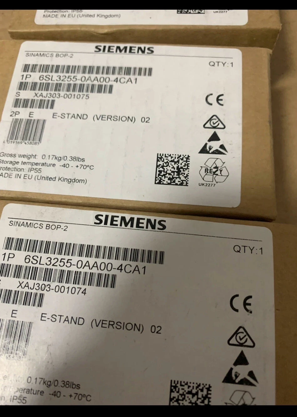 Siemens 6SL3255-0AA00-4CA1 Inverter Module