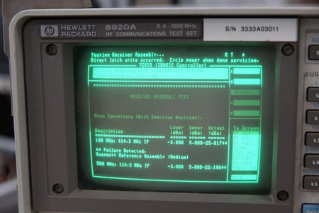 HP Agilent 8920A RF Communications Test Set / Spectrum Analyzer