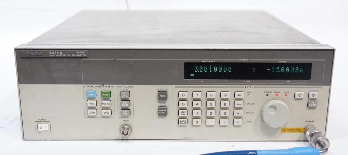 HP Agilent 83711B 1 GHz to 20 GHz Synthesized CW Generator