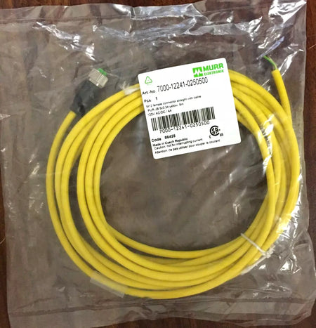 Murr Elecktronik 7000-12241-0250500 M12 Female Connector & Straight with Cable 5
