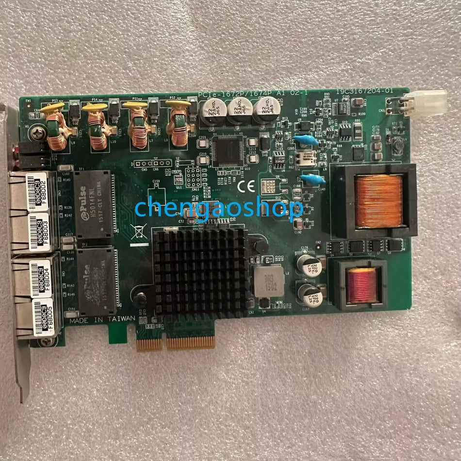 1PCS Used working PCIe-1672P/1674P A1 (by ) #U3756D YG