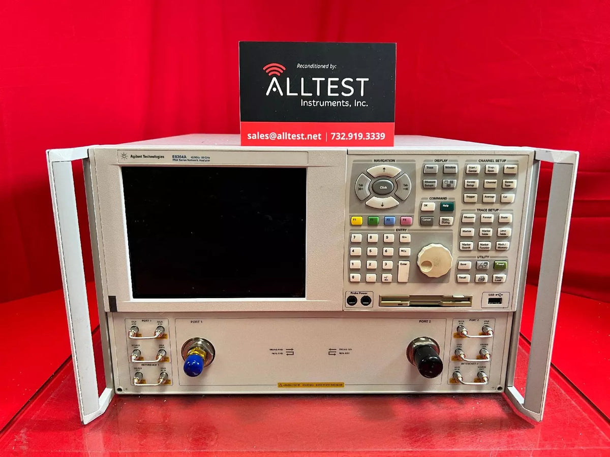 Agilent E8364B PNA Vector Network Analyzer with Multiple Options
