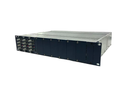 DTL Broadcast 5AV2645 2U 19 Rack Mounting Frame with 3 5AV2628 VDA