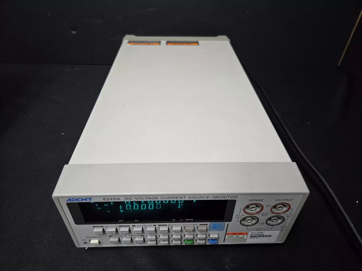 ADCMT 6240A DC Voltage / Current Source / Monitor