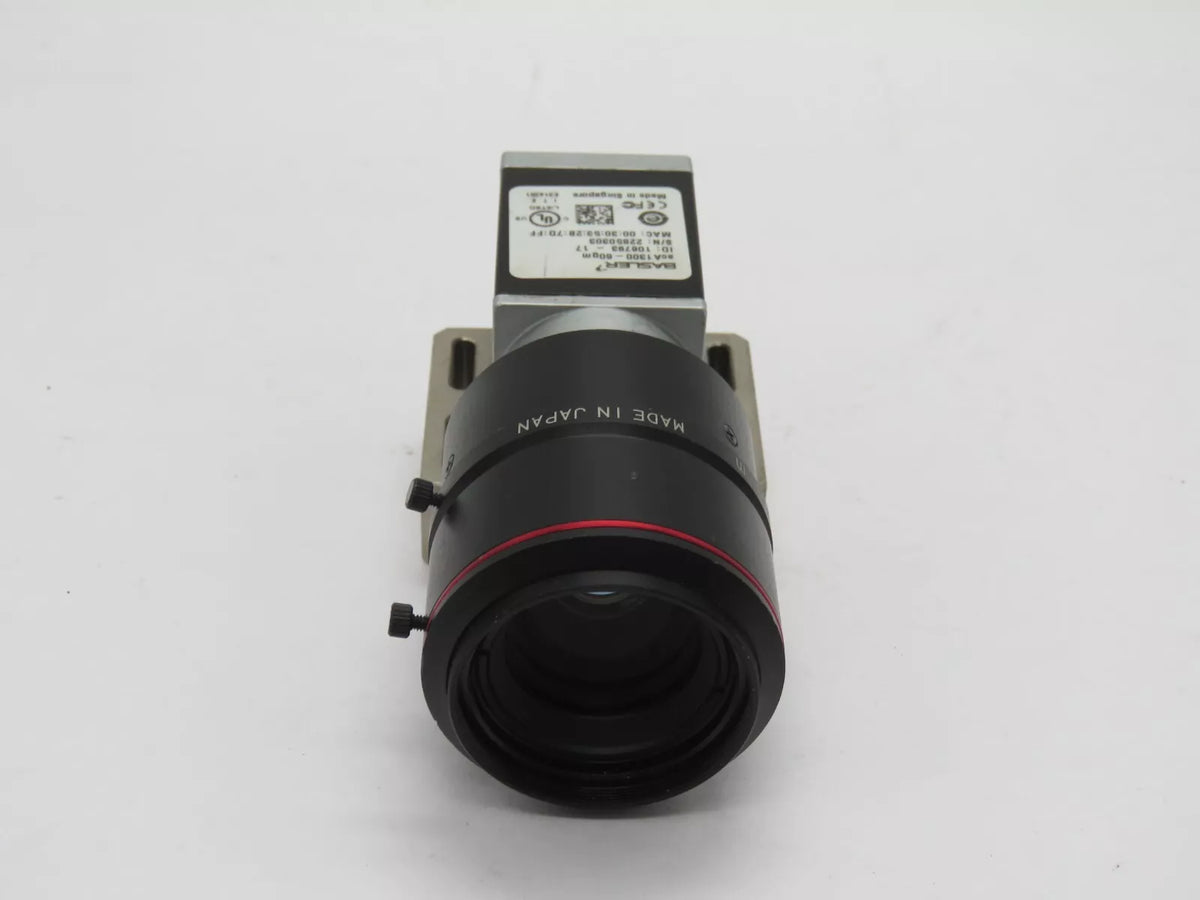Basler acA1300-60gm- ACE Color GigE Camera with 12mm TV Lens 1296 × 966 Resolution