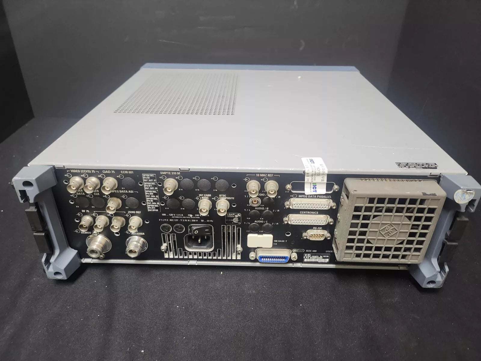 R&S EFA TV Test Receiver with Opt. B3,6,11,13,30 AS-IS (0186)