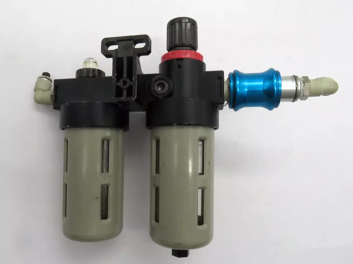 Airtac BFR3000 + BL3000 FRL Unit 3/8 Pneumatic Air Filter Regulator Lubricator