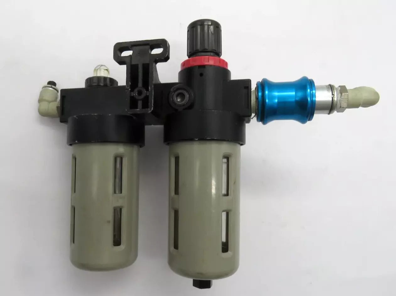 Airtac BFR3000 + BL3000 FRL Unit 3/8 Pneumatic Air Filter Regulator Lubricator