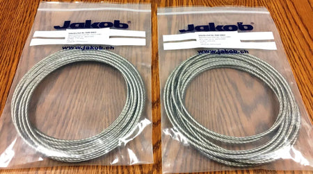 Jakob 20113-0480 Stainless Steel Wire Rope - 4mm Dia x 5795mm L
