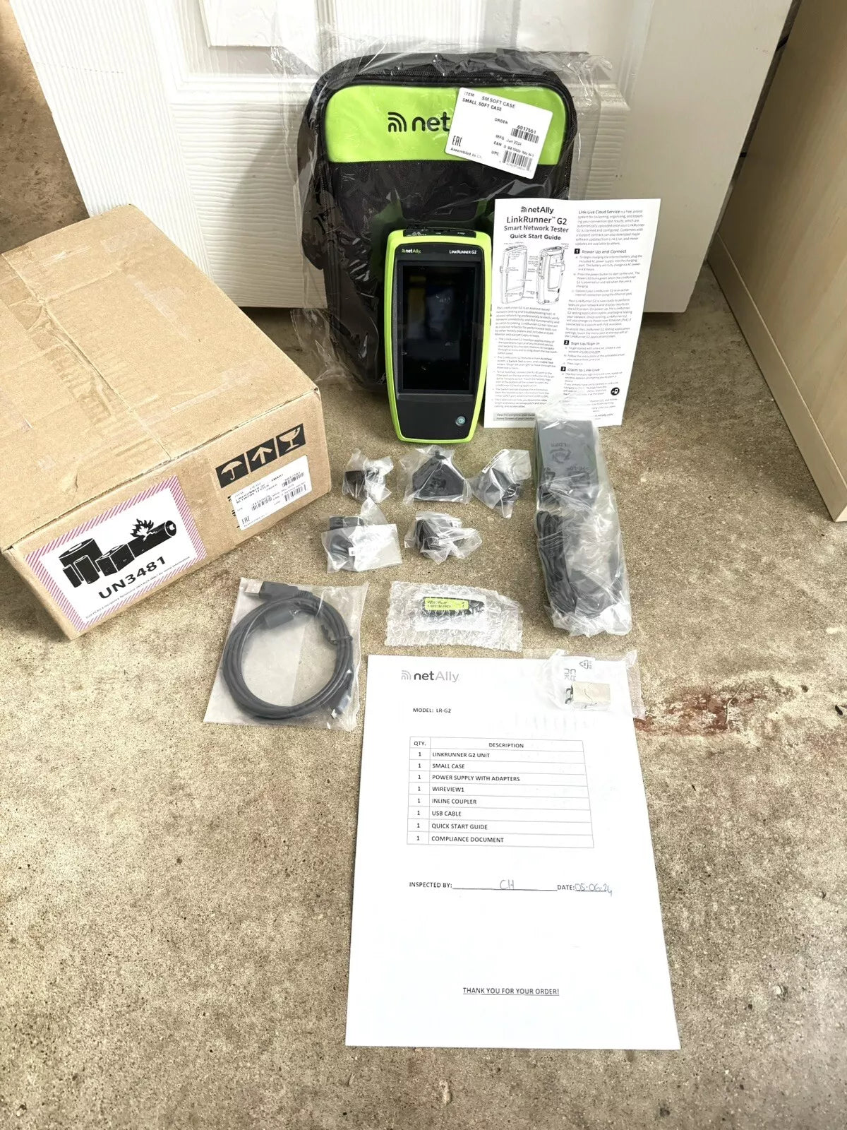 NetAlly LinkRunner G2 Smart Ethernet & Network Testing Device LR-G2 (MFG2024)