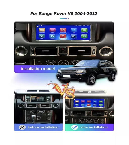 Android Navigation Car GPS Stereo Radio Carplay for Land Range Rover 02~12