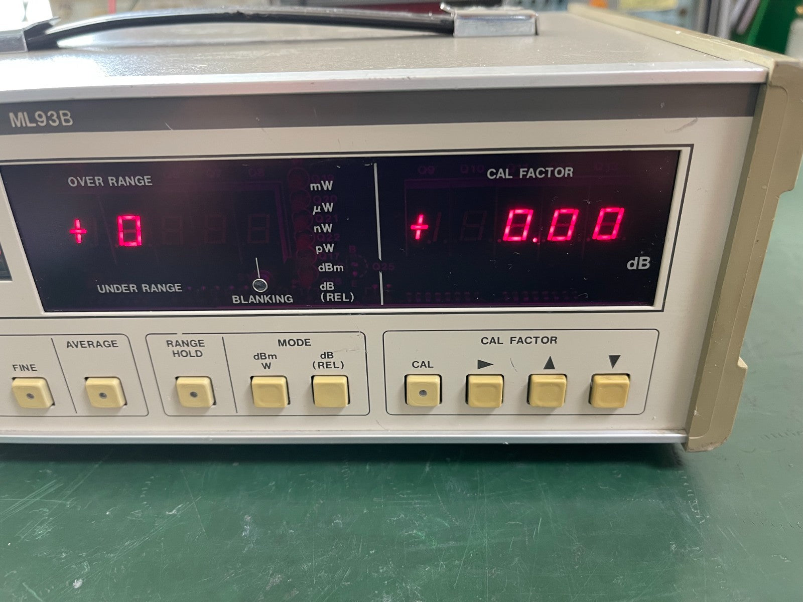 Anritsu ML93B Optical Power Meter _ M77627 - XG eqpt