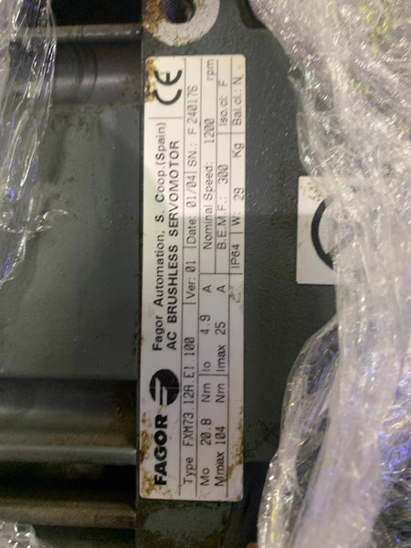FAGOR MOTOR FXM73.12A.E1.100 - High-Efficiency 3-Phase Asynchronous Electric Motor